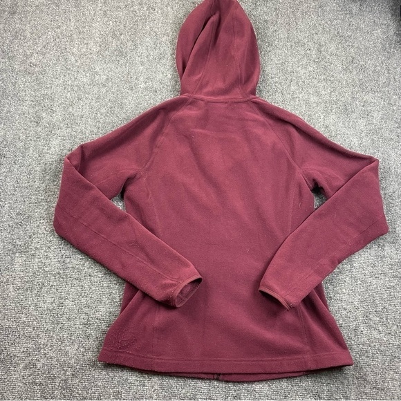 THE NORTH FACE Women’s Full Zip Hooded Polartec Maroon jacket size: Small - Picture 2 of 10